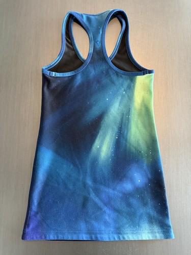 Ivivva by Lululemon Kids Reversible Tank Top Psychedelic Print Size 12 - Picture 6 of 10