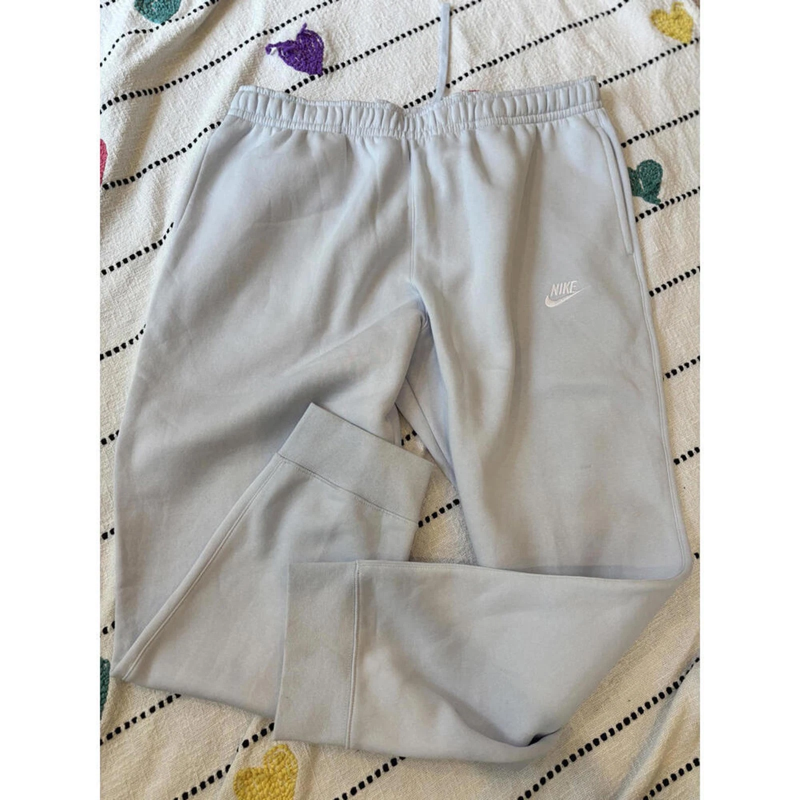 Nike Men's Casual Sweatpants Light Gray Size‎ XXL