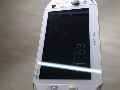 GD7198 Plz Read Note PS Vita PCH-2000 GOD EATER 2 White SONY PSP Console Japan - Picture 9 of 12