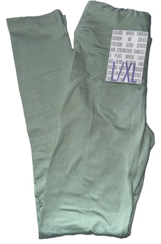 NWT LuLaRoe Kids L/XL (8-14) Solid Pistachio Or Light Mint Green Leggings - Picture 3 of 9