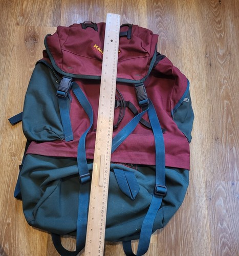 Vintage karrimor rucksack Festivals Travel Hiking Backpack Burgundy Workwear - Picture 5 of 8