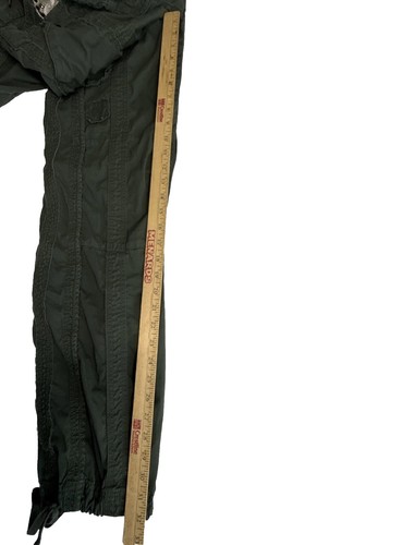 Miss Me Women’s Y2K Military Green Utility Cargo Embroidered Pants Size Large - Picture 13 of 19