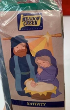 NEW Meadow Creek Large 28” X 40” Nativity Christmas Baby Jesus Nylon Flag