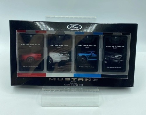 Ford Mustang Men’s Eau De Toilette Spray Cologne Set of (4) Sprays