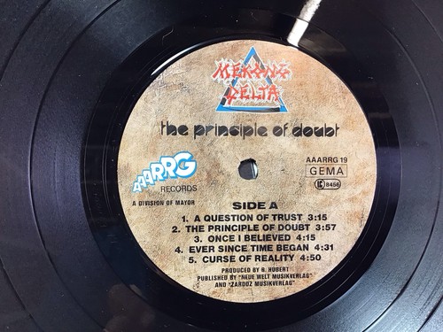 MEKONG DELTA, “A Principle Of Doubt” Nr Mint,with Inner. - Bild 5 von 7