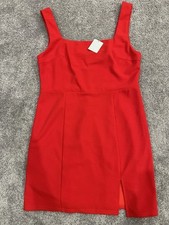 New Urban Outfitters Sleeveless Red Short Dress Formal Party Cocktail Wear. L.