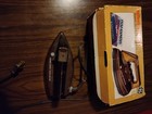 Vintage Ge  Small Wonder  Travel Iron.  Folding Handle, Steam And Dry, Works — photo 1