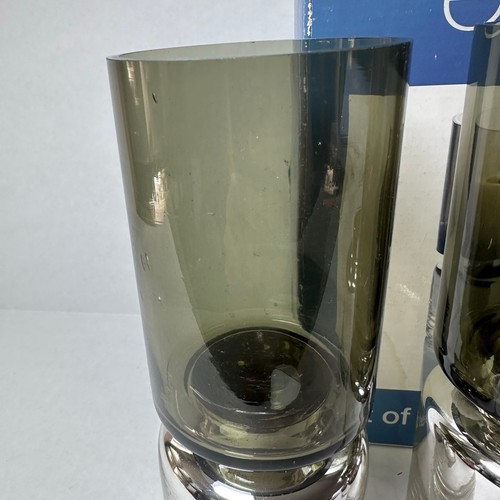 Vintage elements set of 3 mercury candle holders (1 broken) - Picture 9 of 12