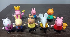 Lot Of 8 Peppa Pig Figures.