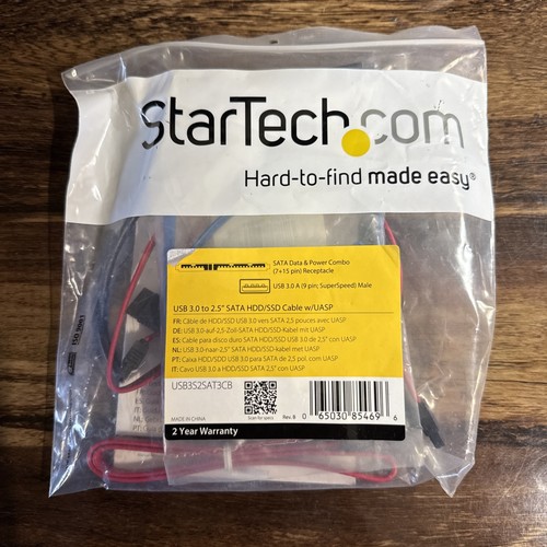 StarTech.com USB 3.0 to 2.5" SATA III Hard Drive Adapter Cable w UASP - storage - Picture 1 of 2