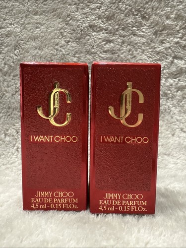 Lot Of 2 Jimmy Choo I Want Choo by Jimmy Choo Mini EDP .15 oz Women Set