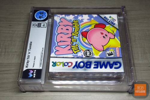 WATA 9.0 A+ - Kirby Tilt 'n' Tumble Game Boy Color, GBC 2001 NEW! - RARE! - Picture 1 of 7