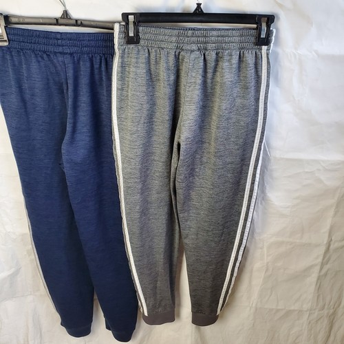 Adidas Pants Boys L 14/16 Gray Blue Athletic Jogger Training Active Lot Of 2 - Picture 2 of 7
