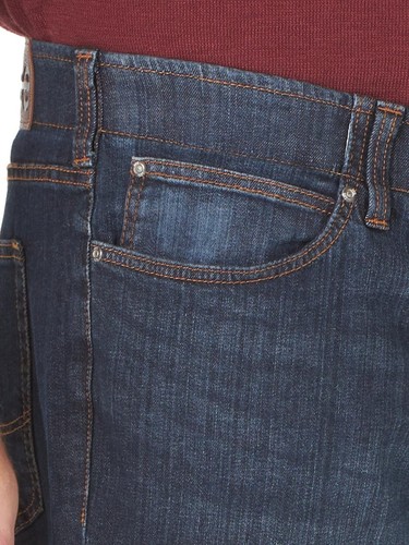 Lee Men's Big & Tall Extreme Motion Straight Taper Jean Bottoms New - Picture 3 of 10