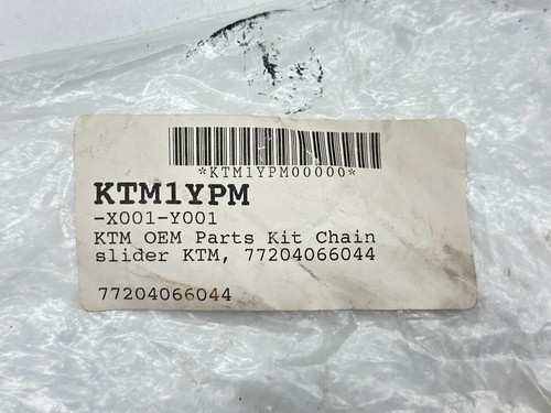 New 2018 KTM 450SXF Swing Arm Chain Slider Guides 77204066044 Dirt Bike 450 SX-F - Picture 2 of 4