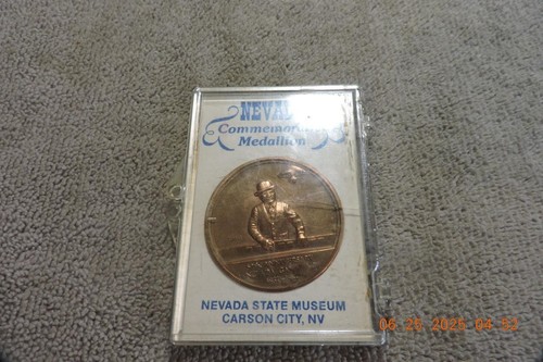 Nevada Comm Medallion State Museum Carson City 50th Annv. Gambling 1931-1981