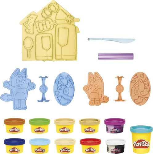 Play-Doh Bluey Make ’n Mash Kostüme Spielset Kleinkinder ungiftig Modellbau Geschenk - Bild 8 von 9