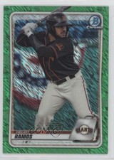 2020 Bowman Chrome Prospects Green Shimmer Refractor 57/99 Heliot Ramos 0b0