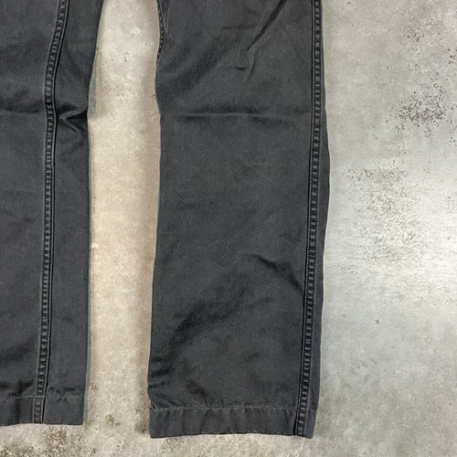 Uniqlo Chino Pants Mens 30x30 Black Workwear Slim Fit Preowned - Picture 3 of 19