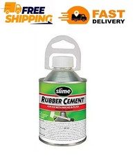 Rubber Cement Tire Repair Glue Brush Applicator Use With Patch Plug 8 Oz