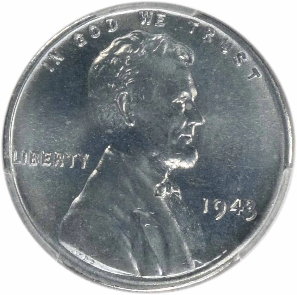 1943 Steel Lincoln Cent MS67+ PCGS (CAC) - Image 3 of 4