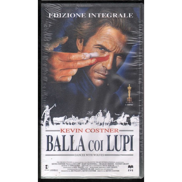 Tanz Mit Den WöLfen Vhs Kevin Costner Univideo - 9020 Sealed-image