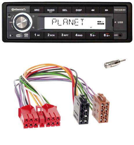 Continental USB 1DIN AUX DAB MP3 Autoradio für Renault R5 R21 R19 Espace bis 199 - Bild 1 von 9
