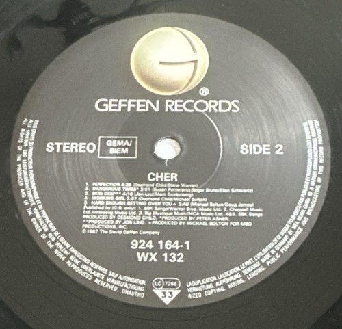 Cher ~ Self Titled ~ Lp Vinyl Record WX 132 1987  EX / NM Condition - Picture 5 of 8