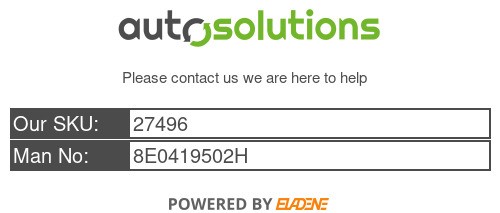AUDI A4 8E2 (Saloon), 8E5 (Estate) B6 STEERING COLUMN 8E0419502H - Picture 4 of 8