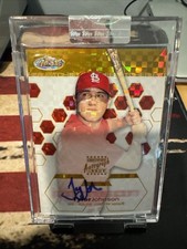 2003 Topps Finest Gold X-Fractor /199 Auto  Tyler Johnson