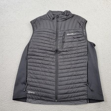 Eddie Bauer Vest Mens Large Ascent Storm Down 800 Nano Puffer Jacket Full Zip