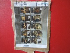 G6451  NETHERLANDS 2004  PAINTINGS  USED SHEET  SEE  DESCRIPTION