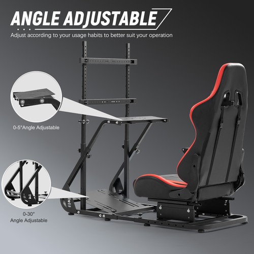 Hottoby Racing Simulator Cockpit Or Seat Fit Logitech G920 G923 Thrustmaster - Picture 85 of 97