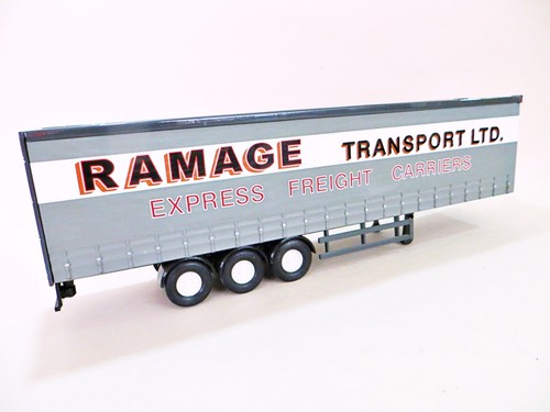 CORGI 'CURTAINSIDE 3 AXLE TRAILER ONLY, RAMAGE TRANSPORT LTD' 1:50. CC13217 - Picture 3 of 6