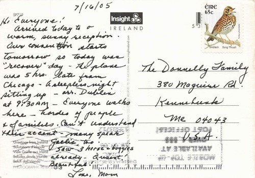 Lotto 5 Pz Irlanda Vintage 4x6 Cromati Non Spediti - Foto 5 di 11