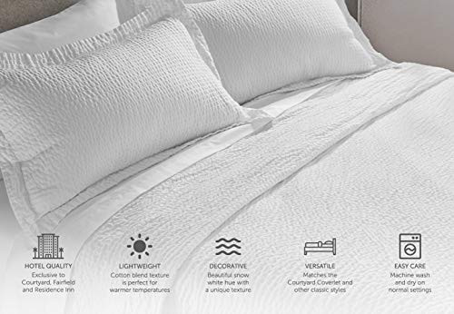 Textured Pillow Sham - 1 Decorative Pillow Sham with Wash-Activated Ripple - Picture 4 of 7