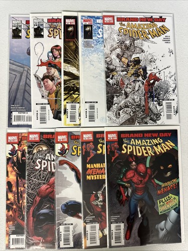 Amazing Spider-Man #550 551 552 553 554 555 556 557 558 559 Lot Run Set VFNM *Y7