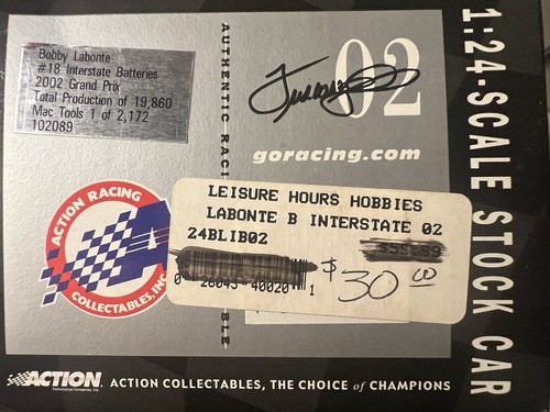 Bobby Labonte #18 2002 Grand Prix Interstate Batteries 1:24 Diecast Car - Picture 9 of 12