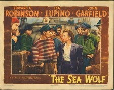 Sea Wolf ORIGINAL US Lobby Card Ida Lupino Edward G. Robinson John Garfield 1941