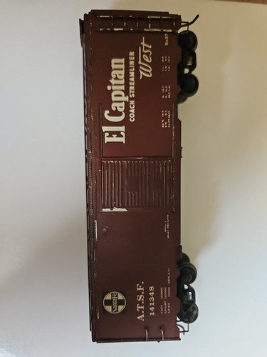 Vecchio Boxcar Athearn scala HO Santa Fe dipinto usato vintage - Foto 3 di 6