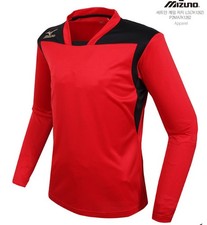 Mizuno Men Set-in GAME T-Shirts Jersey Training Red Run Tee GYM Shirt P2MA7K1262