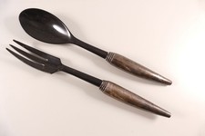 Salatbesteck Silber schwarz Koch & Bergfeld Art Deco