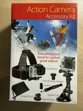 Sunpak Action Camera Accessory Kit Compatible with GoPro, Nikon, Sony 6-Piece