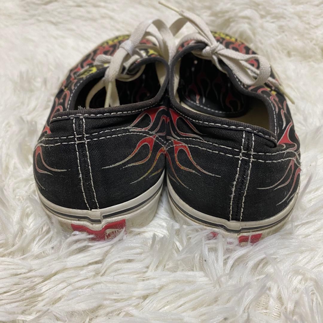 Men 8.5US Vans Authentic Fire Pattern Frame - image 4