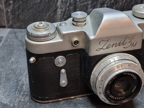 Cámara réflex soviética urss zenit-3 35mm para piezas o reparación no probada - Imagen 6 de 12