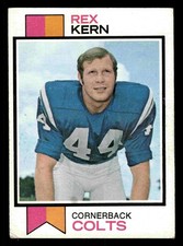1973 Topps Rex Kern #28 - Baltimore Colts
