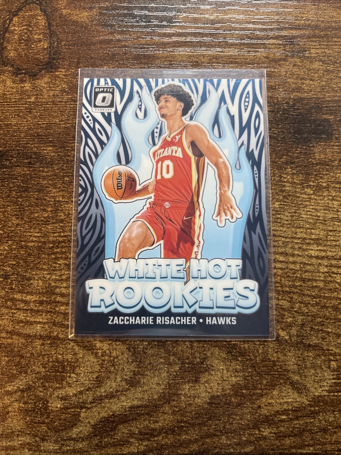 ZACCHARIE RISACHER HAWKS MY HOUSE ROOKIE 2024-25 PANINI DONRUSS OPTIC BASKETBALL