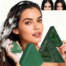 Usman-grass shampoo Soap Bar for Hair Growth Natural Platycladus Orientali Leaf