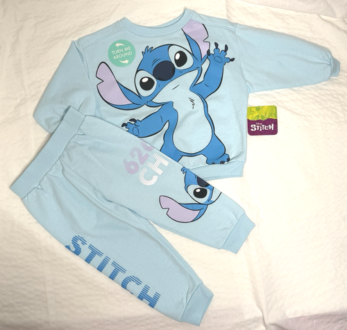 Disney Lilo & Stitch Mädchen Kleidung 2T Stitch Sweatshirt und Jogginghose Kleinkind Set - Bild 2 von 12