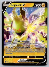 Carta Pokémon Holo Ultra Rara Regieleki V 057/195 2022 Tempesta Argento LP